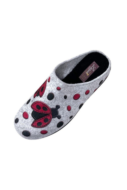 JOMIX Pantofole Donna Invernali Ciabatte Feltro da Casa con Stampa Animale Made in Spagna JX0001 JX0002 JX0003 JX0004 JX0005