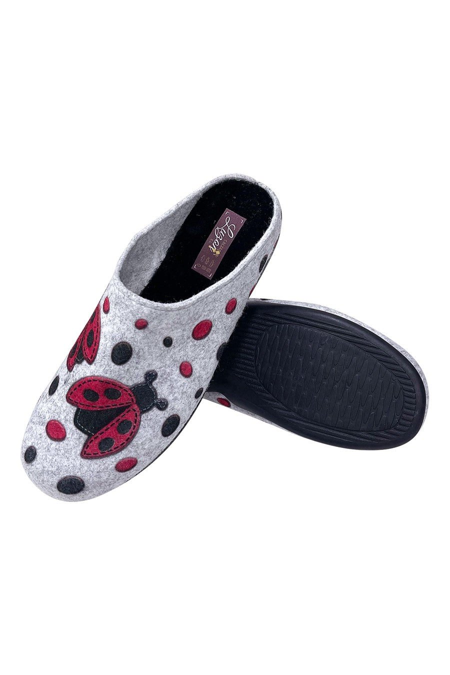JOMIX Pantofole Donna Invernali Ciabatte Feltro da Casa con Stampa Animale Made in Spagna JX0001 JX0002 JX0003 JX0004 JX0005