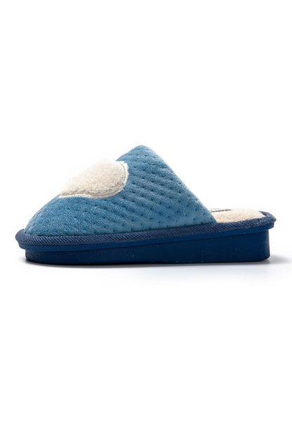 JOMIX Pantofole Donna Invernali Ciabatte Pelose Calde da Casa Pantofole Eleganti con Tacco Zeppa Decorate Cuore MD8567