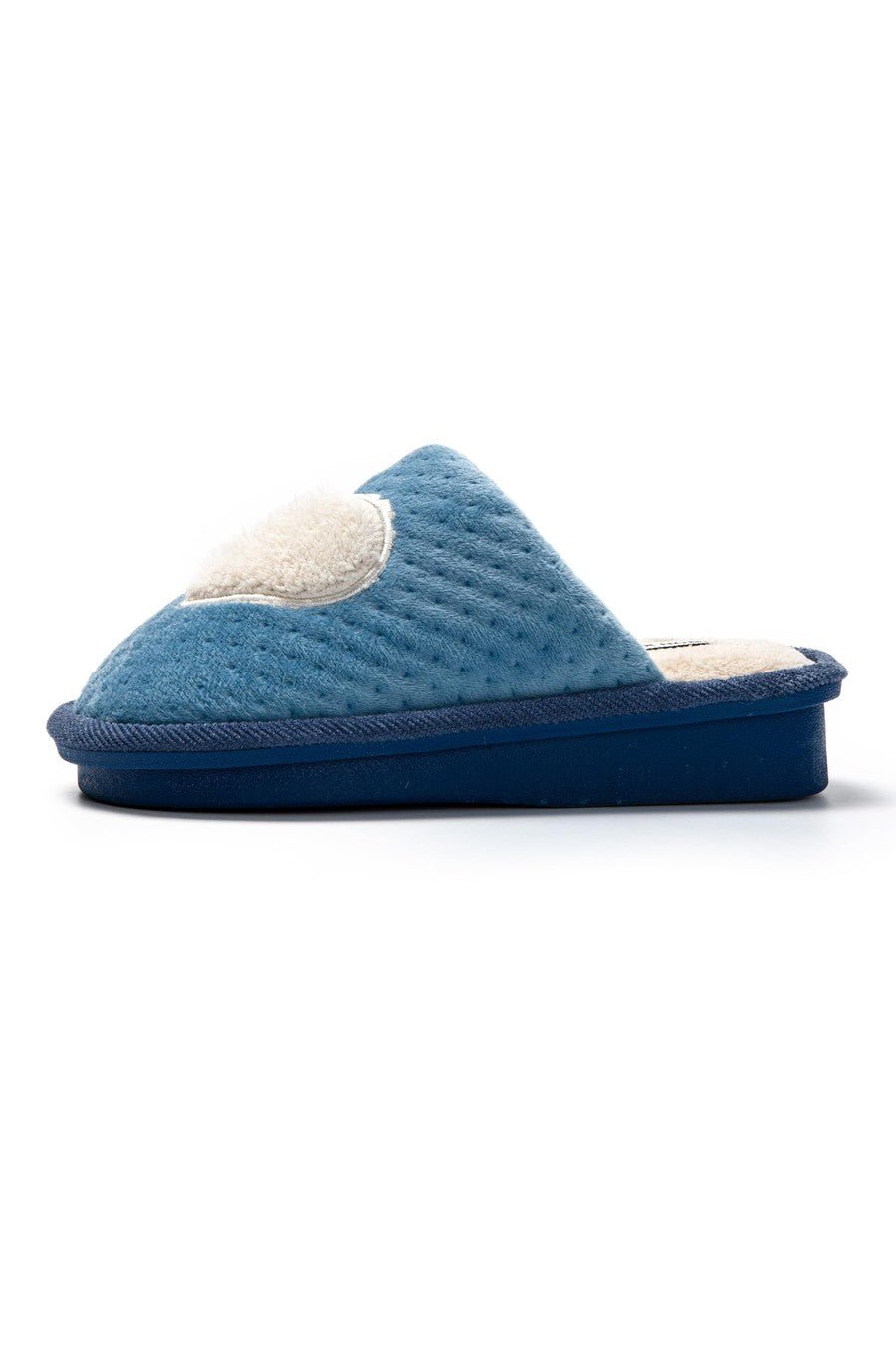 JOMIX Pantofole Donna Invernali Ciabatte Pelose Calde da Casa Pantofole Eleganti con Tacco Zeppa Decorate Cuore MD8567