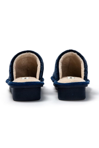 JOMIX Pantofole Donna Invernali Ciabatte Pelose Calde da Casa Pantofole Eleganti con Tacco Zeppa Decorate Cuore MD8567