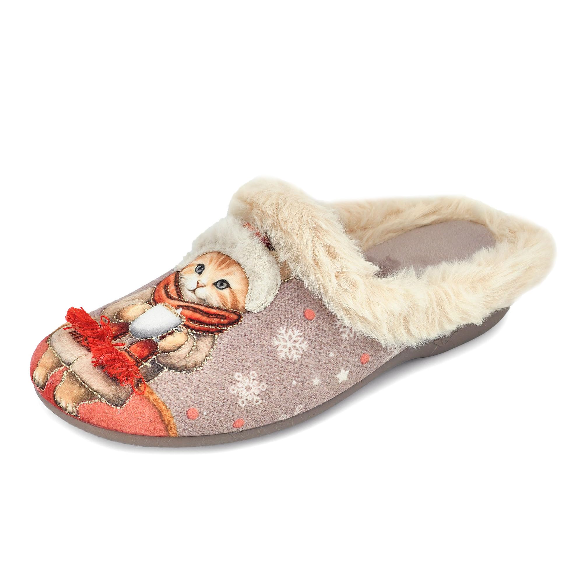 JOMIX Pantofole Donna Invernali Ciabatte Ragazze Pelose Calde da Casa