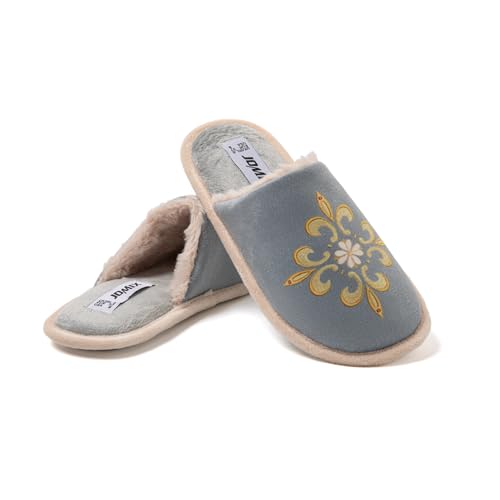 JOMIX Pantofole Donna Invernali da Casa Ciabatte Ragazze Calde Morbide da Inverno