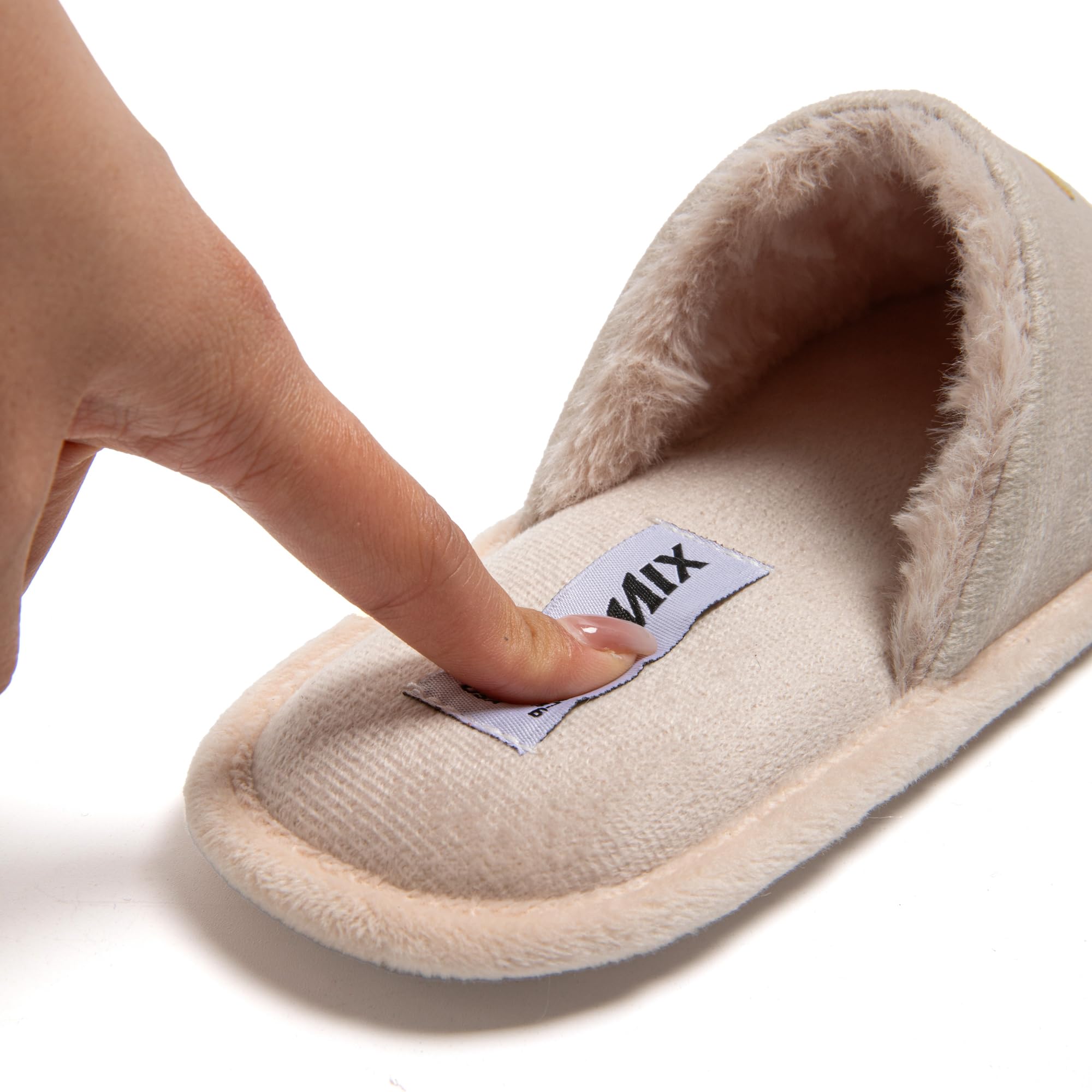 JOMIX Pantofole Donna Invernali da Casa Ciabatte Ragazze Calde Morbide da Inverno