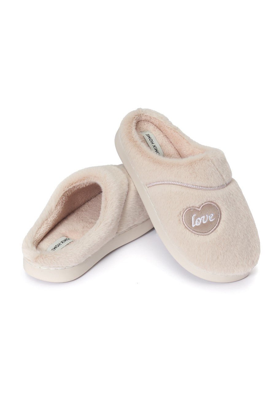 JOMIX Pantofole Donna Invernali Pelose Chiuse Morbide MD9610