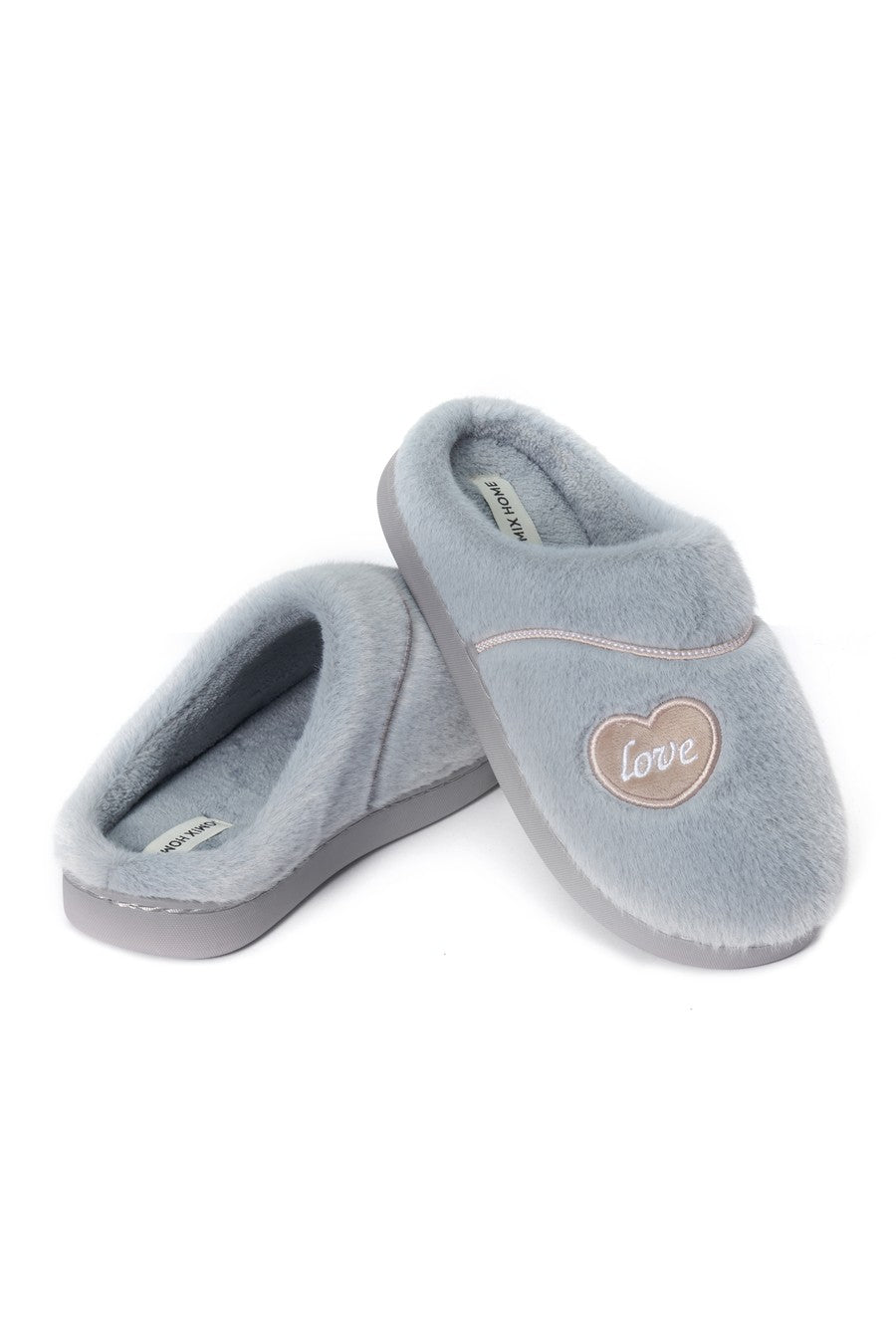 JOMIX Pantofole Donna Invernali Pelose Chiuse Morbide MD9610