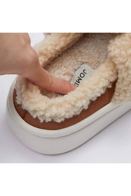 JOMIX Pantofole Donna Invernali Pelose Chiuse Morbide MD9624