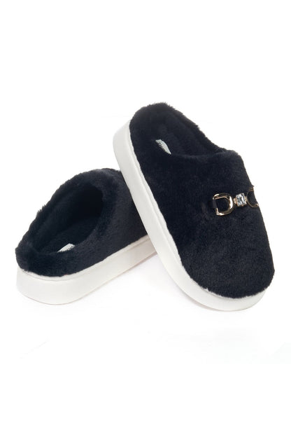JOMIX Pantofole Donna Invernali Pelose Chiuse Morbide MD9638