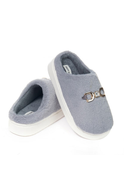 JOMIX Pantofole Donna Invernali Pelose Chiuse Morbide MD9638