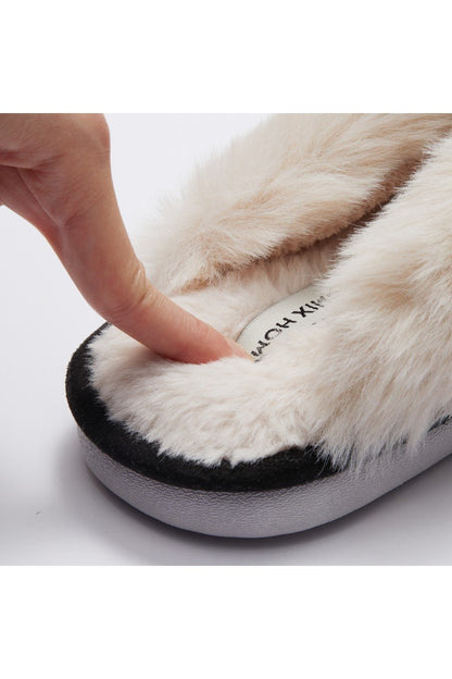 JOMIX Pantofole Donna Invernali Pelose Chiuse Morbide MD9663