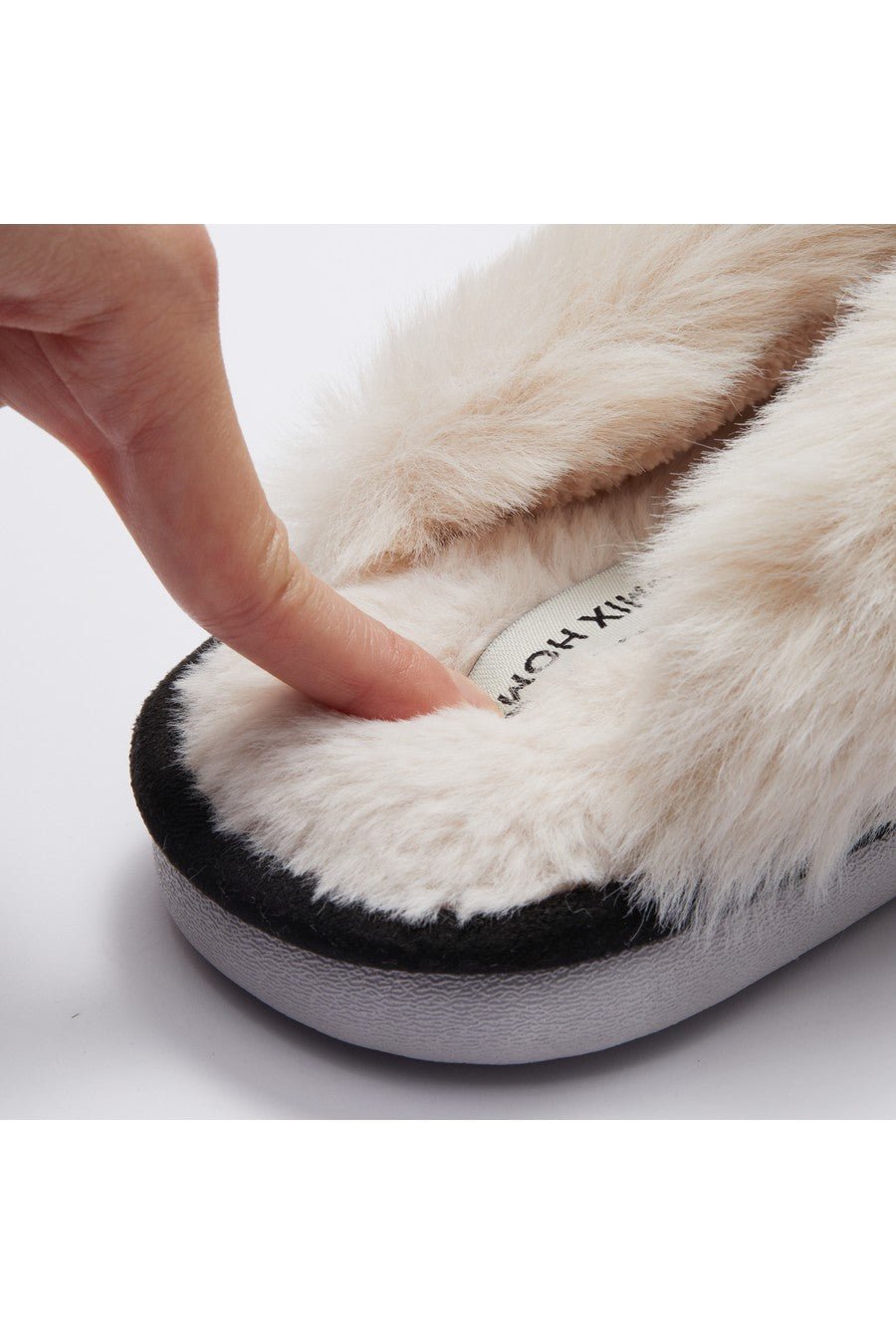 JOMIX Pantofole Donna Invernali Pelose Chiuse Morbide MD9663