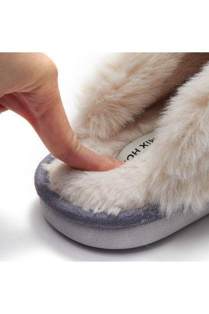 JOMIX Pantofole Donna Invernali Pelose Chiuse Morbide MD9663