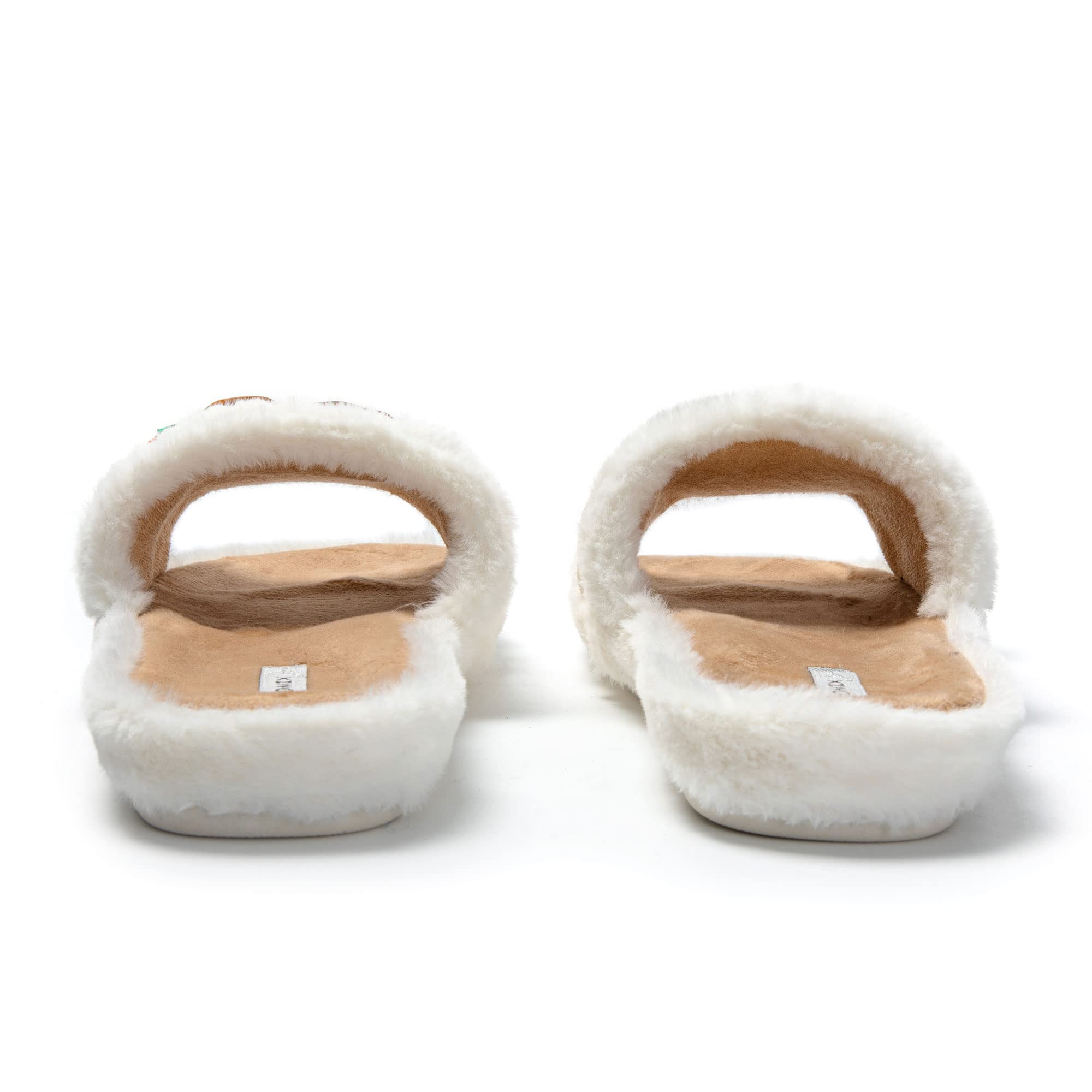 JOMIX Pantofole Donna Invernali Punta Aperta Ciabatte Donna Inverno da Casa Pantofole Pelose Calde