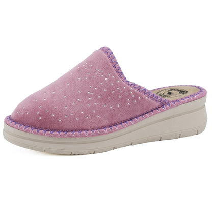 JOMIX Pantofole Donna Inverno Casa Comode Calde Pelose Made in Italy ITD2165 - ITD2166