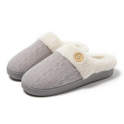 JOMIX Pantofole Invernali da Donna Imbottite Calde Pelose