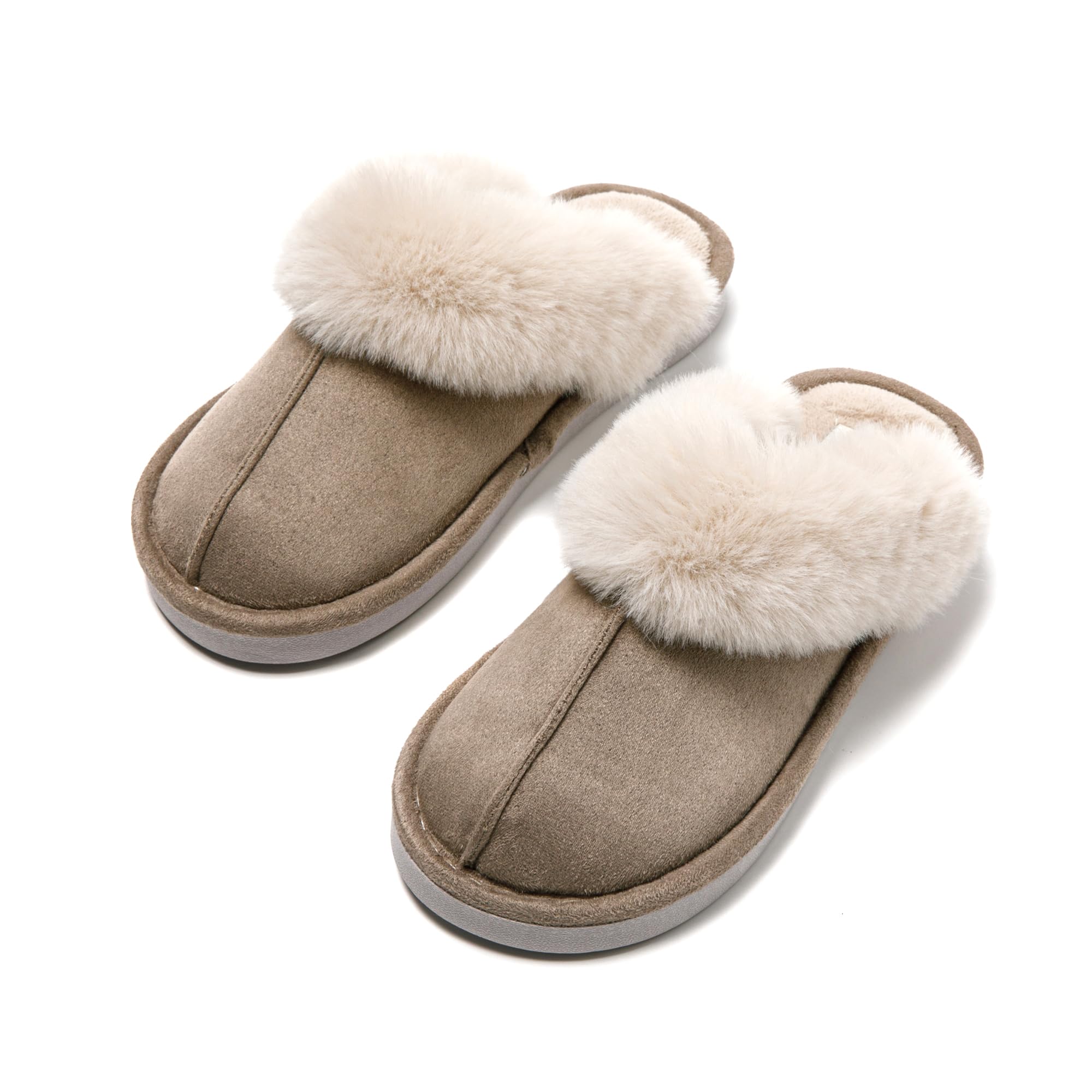 JOMIX Pantofole Invernali da Donna Morbide Ciabatte di Peluche per la Casa Calde e Confortevoli Suola Antiscivolo WIS255223