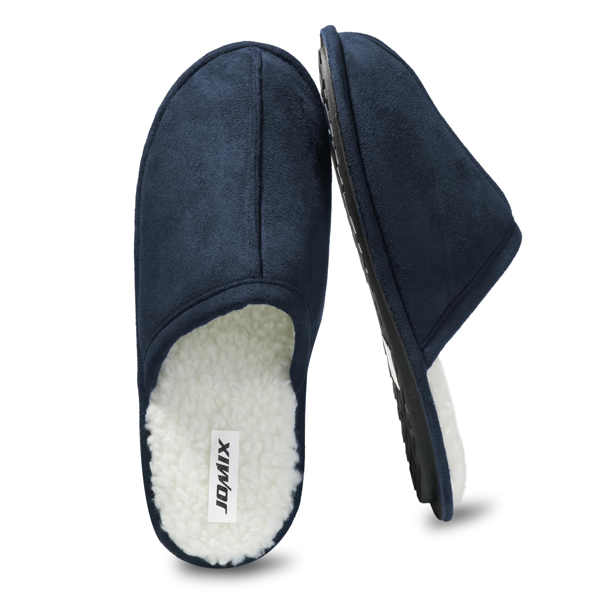 JOMIX Pantofole Invernali Pelose da Uomo, Comode e Calde per l'uso in Casa