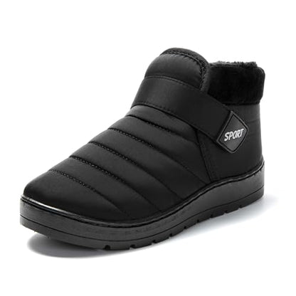 JOMIX Pantofole Stivali Invernali Uomo Ciabatte Chiuse Calde da Casa Scarpe Mocassini da Inverno Babbucce Pelose Comode