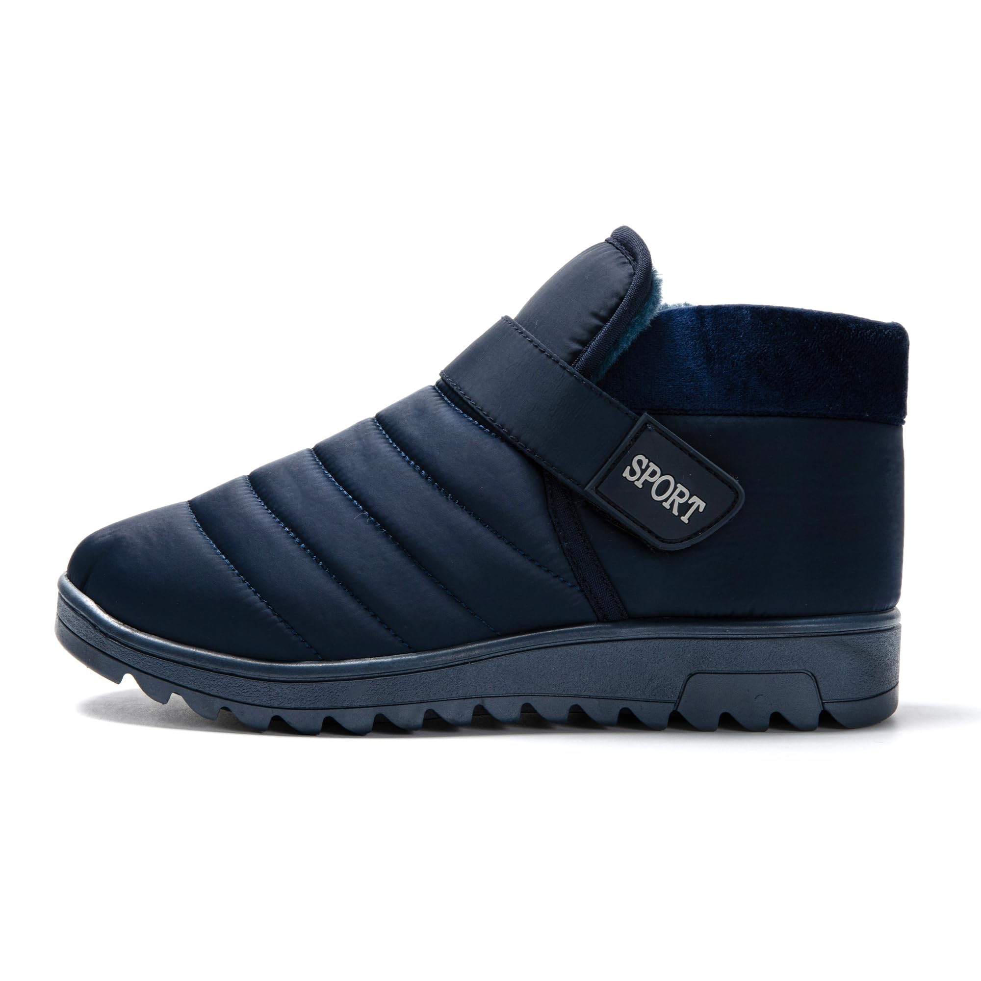 JOMIX Pantofole Stivali Invernali Uomo Ciabatte Chiuse Calde da Casa Scarpe Mocassini da Inverno Babbucce Pelose Comode