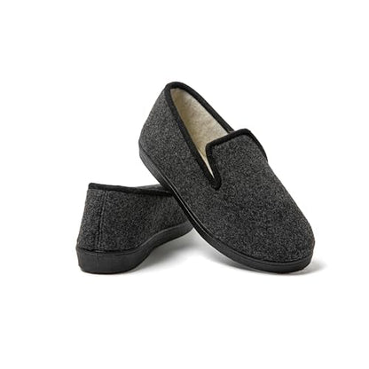 JOMIX Pantofole Uomo Invernal Casa Pelose Calde Flat Con Tallone Chiuso Termiche Comode e Morbide MU1023