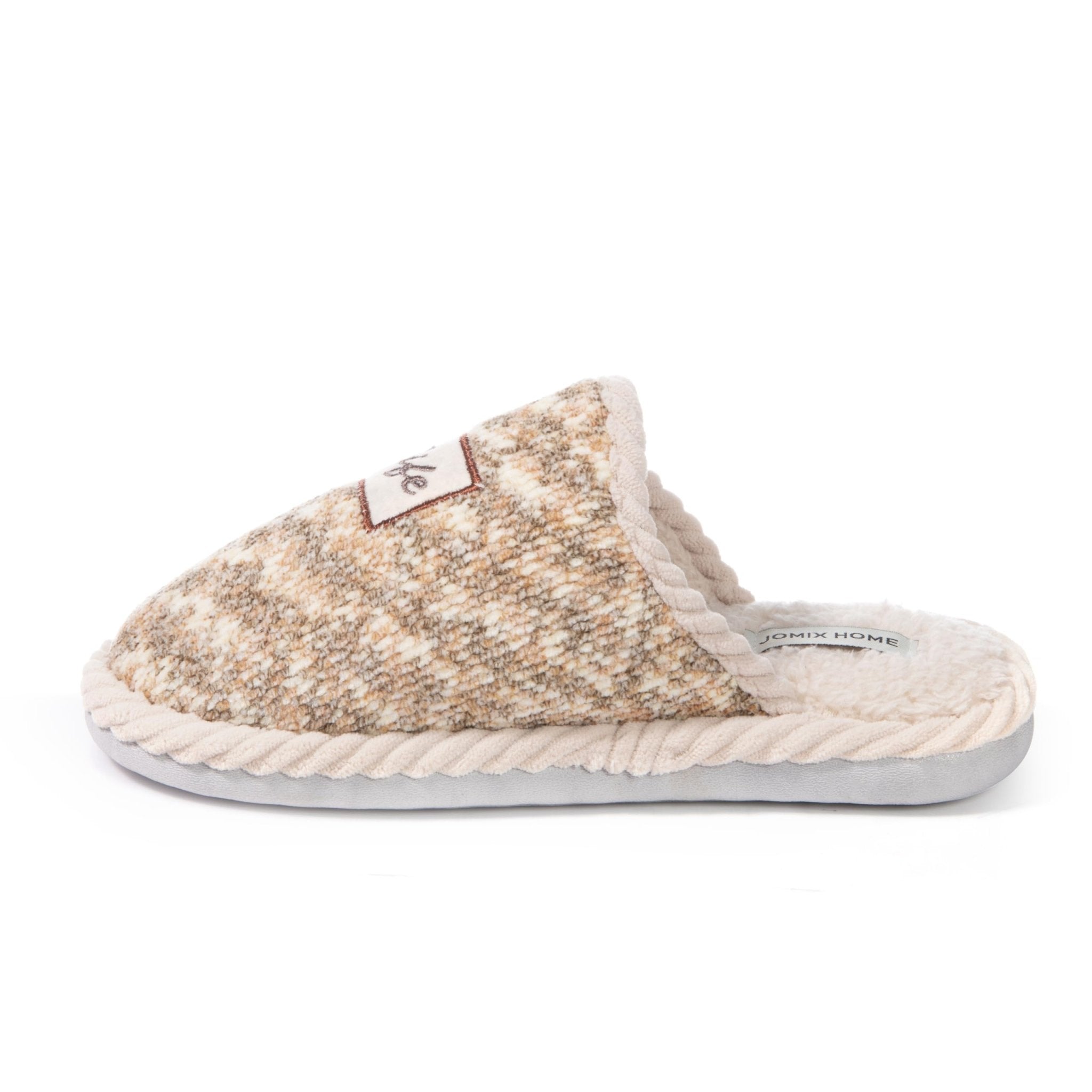 JOMIX Pantuflas de invierno para mujer, cómodas, cálidas, Slip On Indoor Slipper
