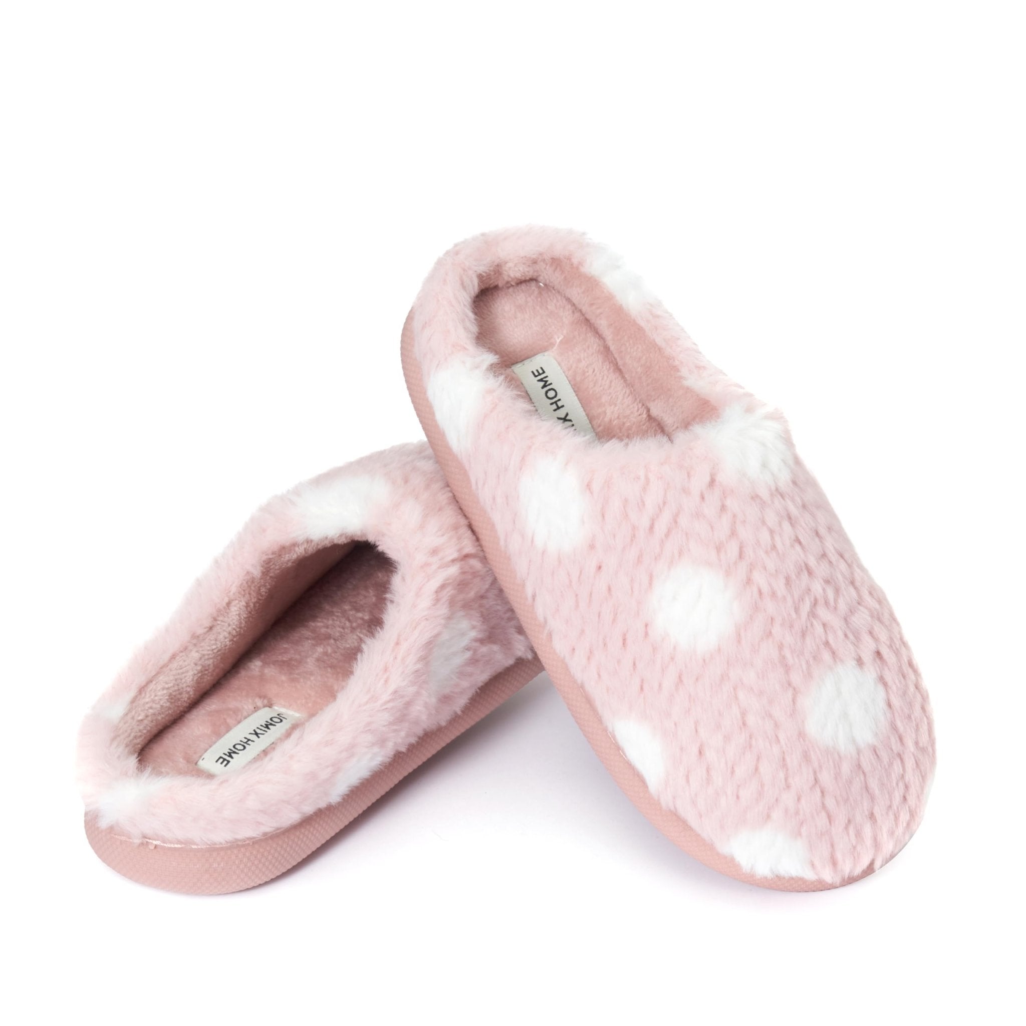 JOMIX Pantuflas de invierno para mujer, cómodas, chanclas cálidas para casa