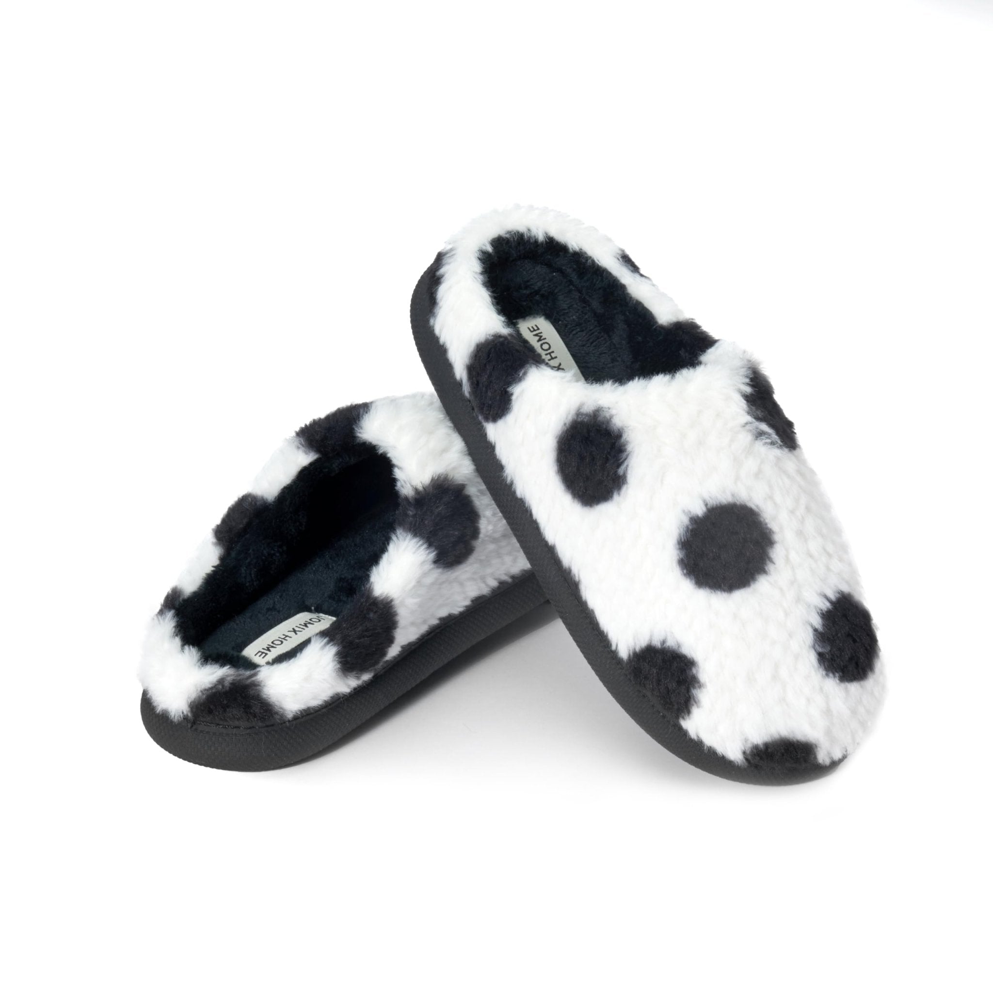 JOMIX Pantuflas de invierno para mujer, cómodas, chanclas cálidas para casa