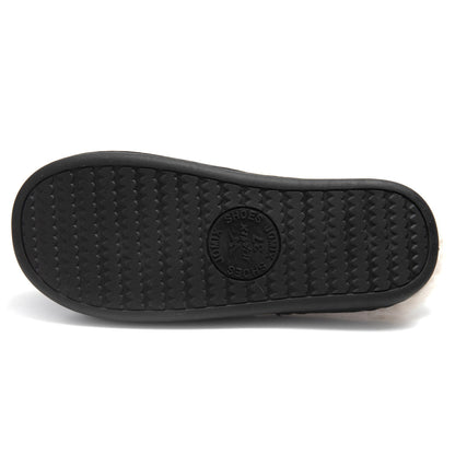 JOMIX Pantuflas de invierno para mujer, suaves zapatillas peludas para casa