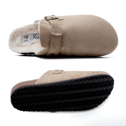 JOMIX Sabot Donna Eleganti Punta Chiusa Sottopiede Peloso