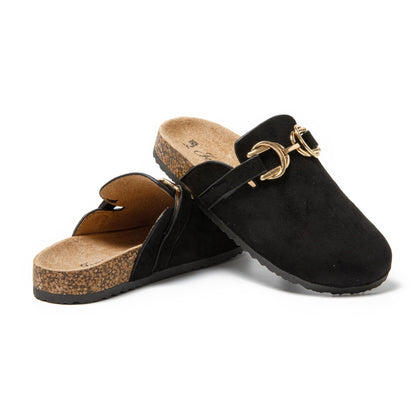 JOMIX Sabot Donna Eleganti Punta Chiusa Suola Sughero