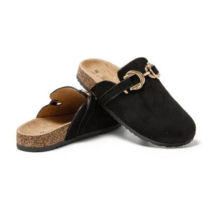 JOMIX Sabot Donna Eleganti Punta Chiusa Suola Sughero