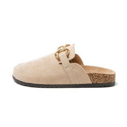 JOMIX Sabot Donna Eleganti Punta Chiusa Suola Sughero