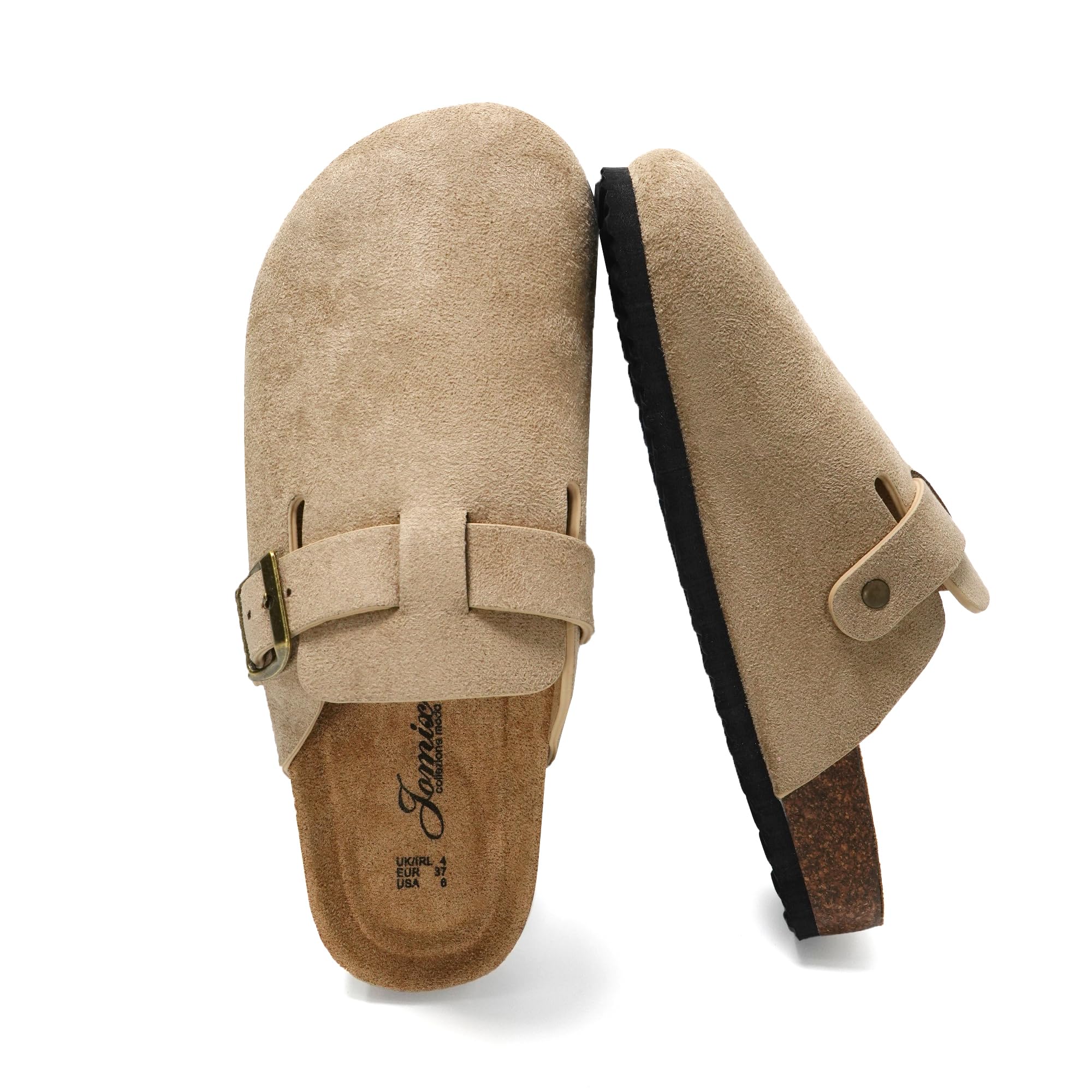 JOMIX Sabot Donna Eleganti Punta Chiusa Suola Sughero MD2438