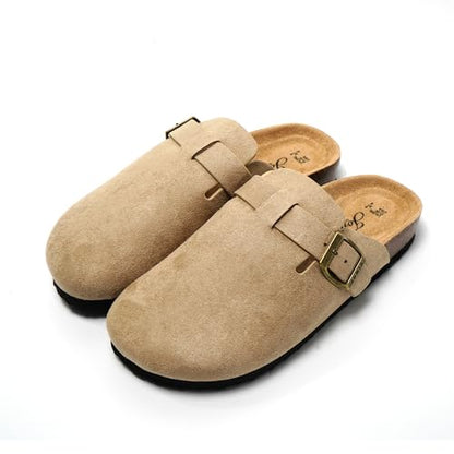 JOMIX Sabot Donna Eleganti Punta Chiusa Suola Sughero MD2438