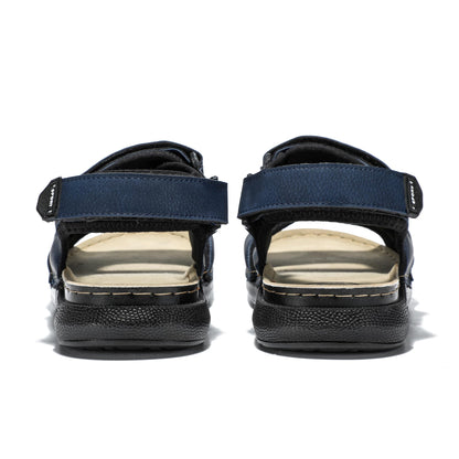 JOMIX Sandalen Herren mit Klettverschluss Türkei Pantoletten Sommerschuhe Flach Pantoffeln Rutschfest Schlappen