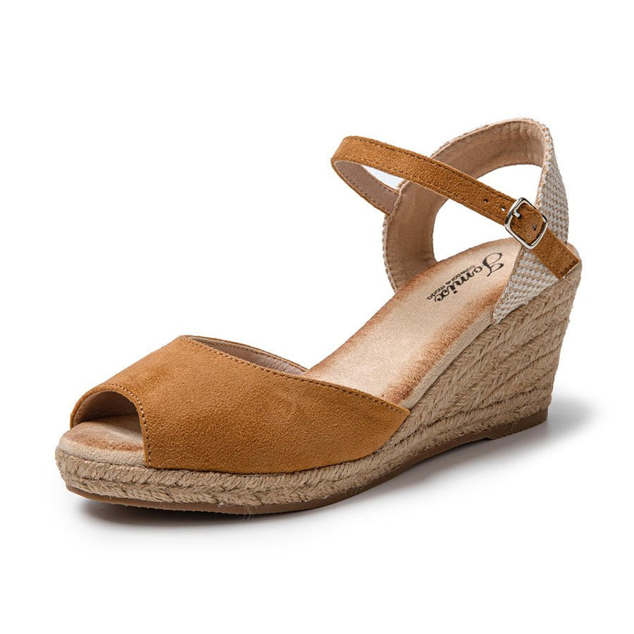 JOMIX Sandali Donna Estive Ciabatte Ragazze Espadrillas Eleganti Zeppa SD9371