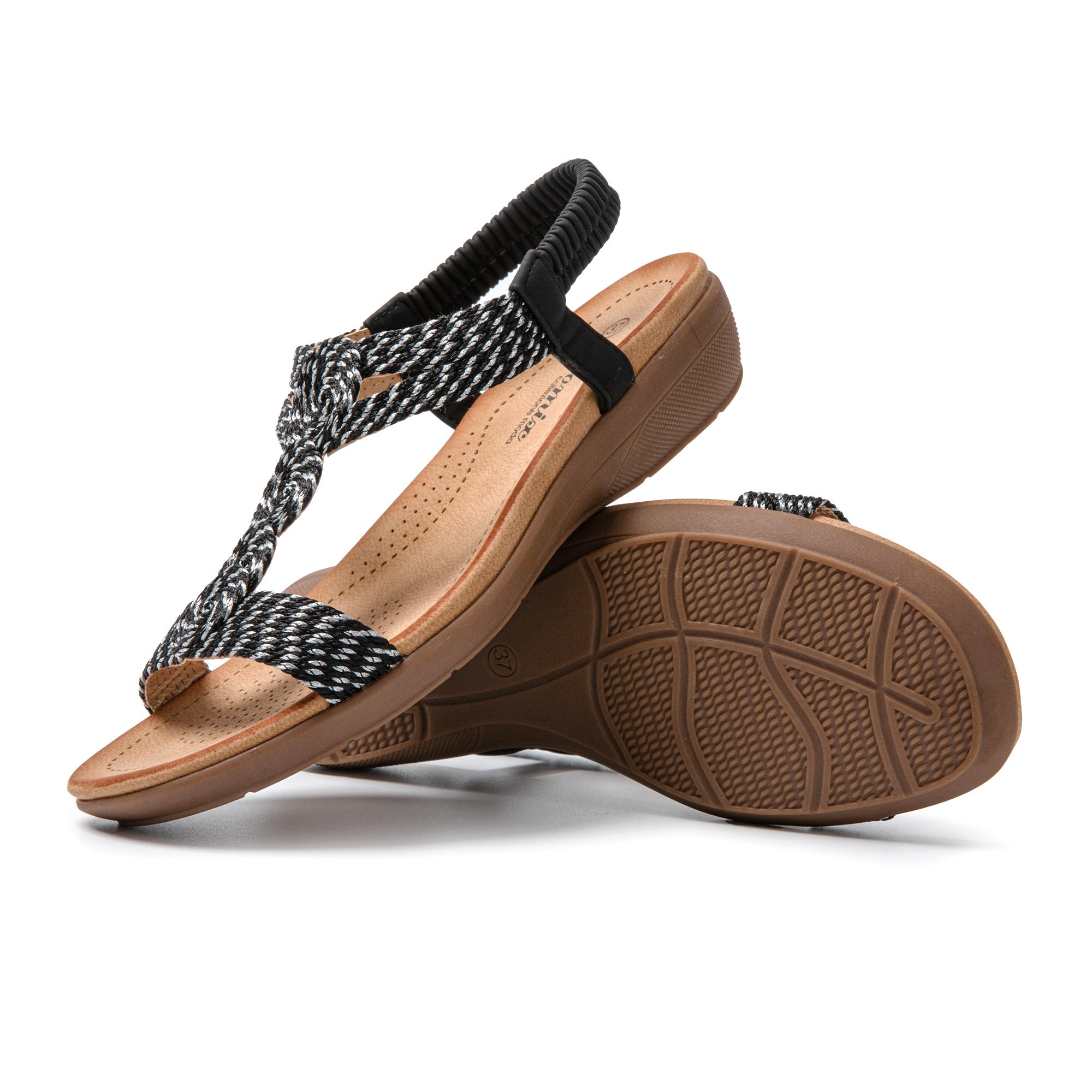JOMIX Sandali Donna Estive Eleganti Piatto Comodi Sandali SD9367