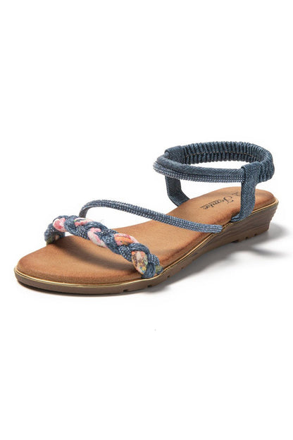 JOMIX Sandali Donna Estive Eleganti Sandali Bassi Comodi con Strass SD9433 SD9434
