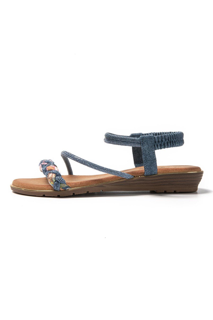 JOMIX Sandali Donna Estive Eleganti Sandali Bassi Comodi con Strass SD9433 SD9434