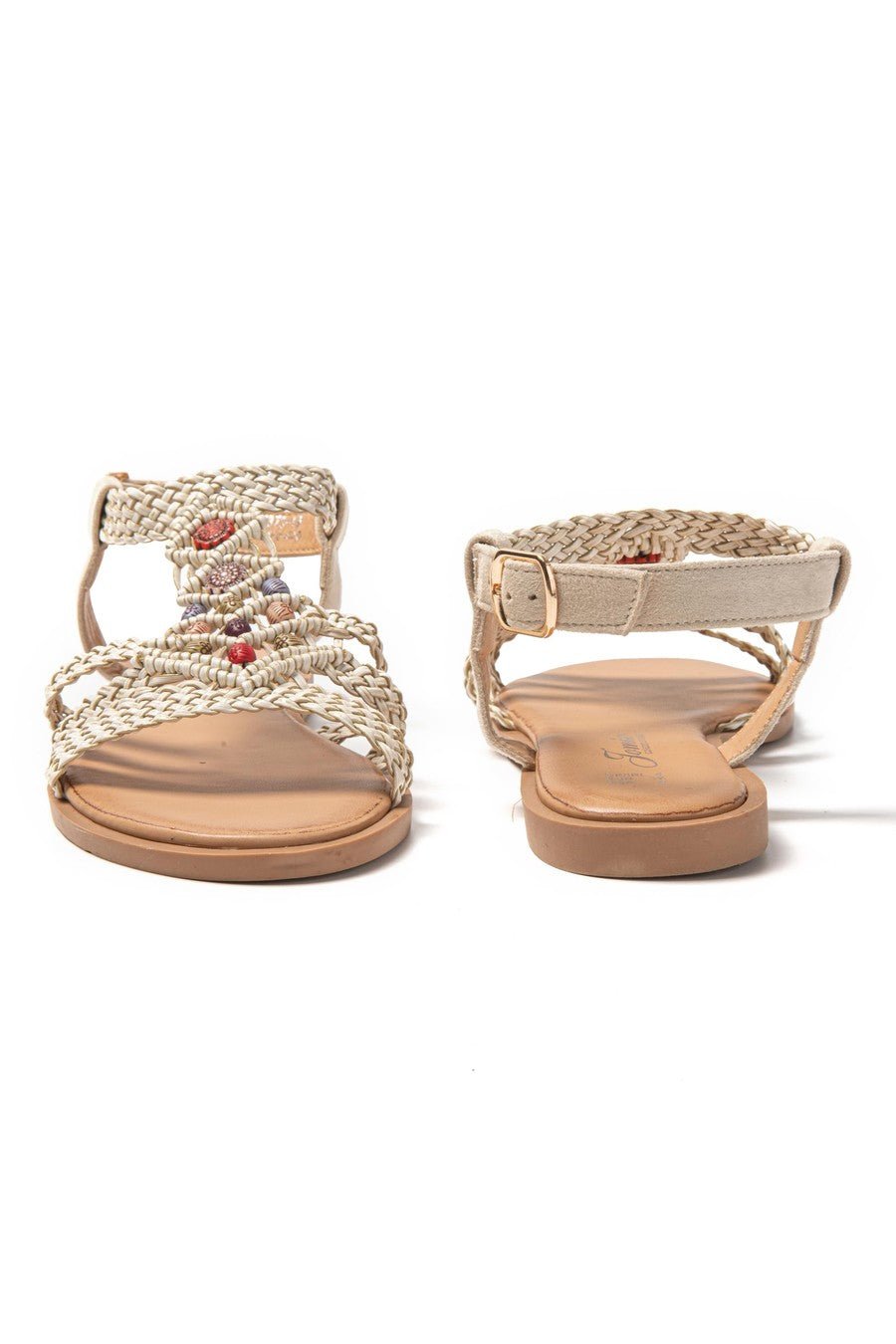 JOMIX Sandali Donna Estive Eleganti Sandali Tacco Bassi Comodi SD9366 SD9373