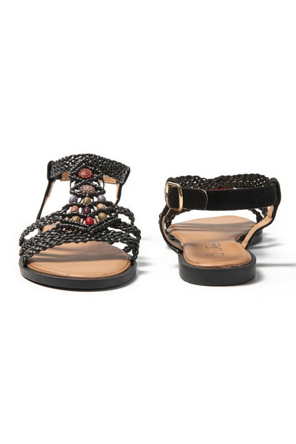 JOMIX Sandali Donna Estive Eleganti Sandali Tacco Bassi Comodi SD9366 SD9373