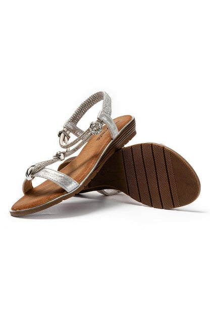 JOMIX Sandali Donna Estive Eleganti Sandali Tacco Bassi Comodi SD9366 SD9373