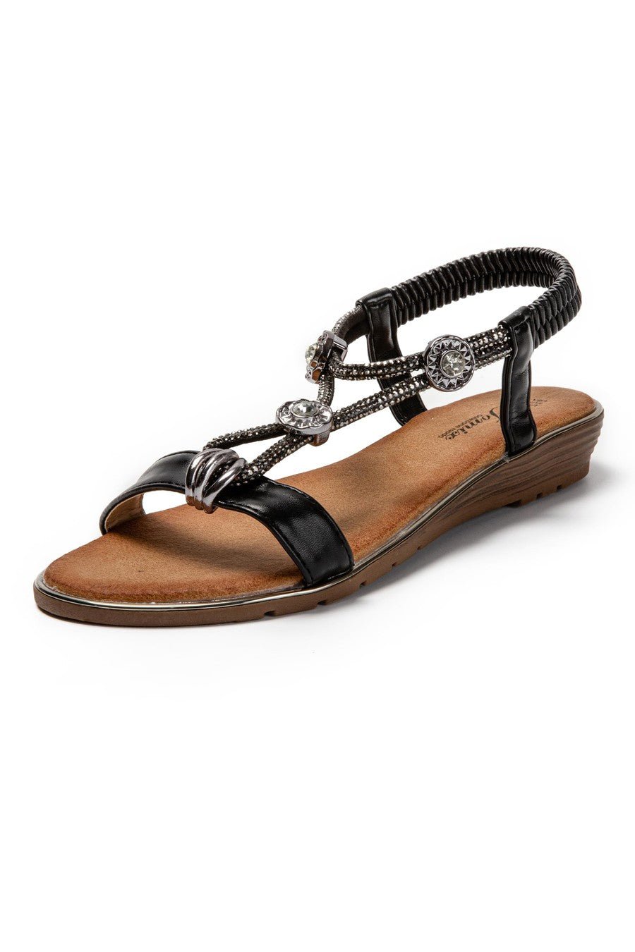 JOMIX Sandali Donna Estive Eleganti Sandali Tacco Bassi Comodi SD9366 SD9373