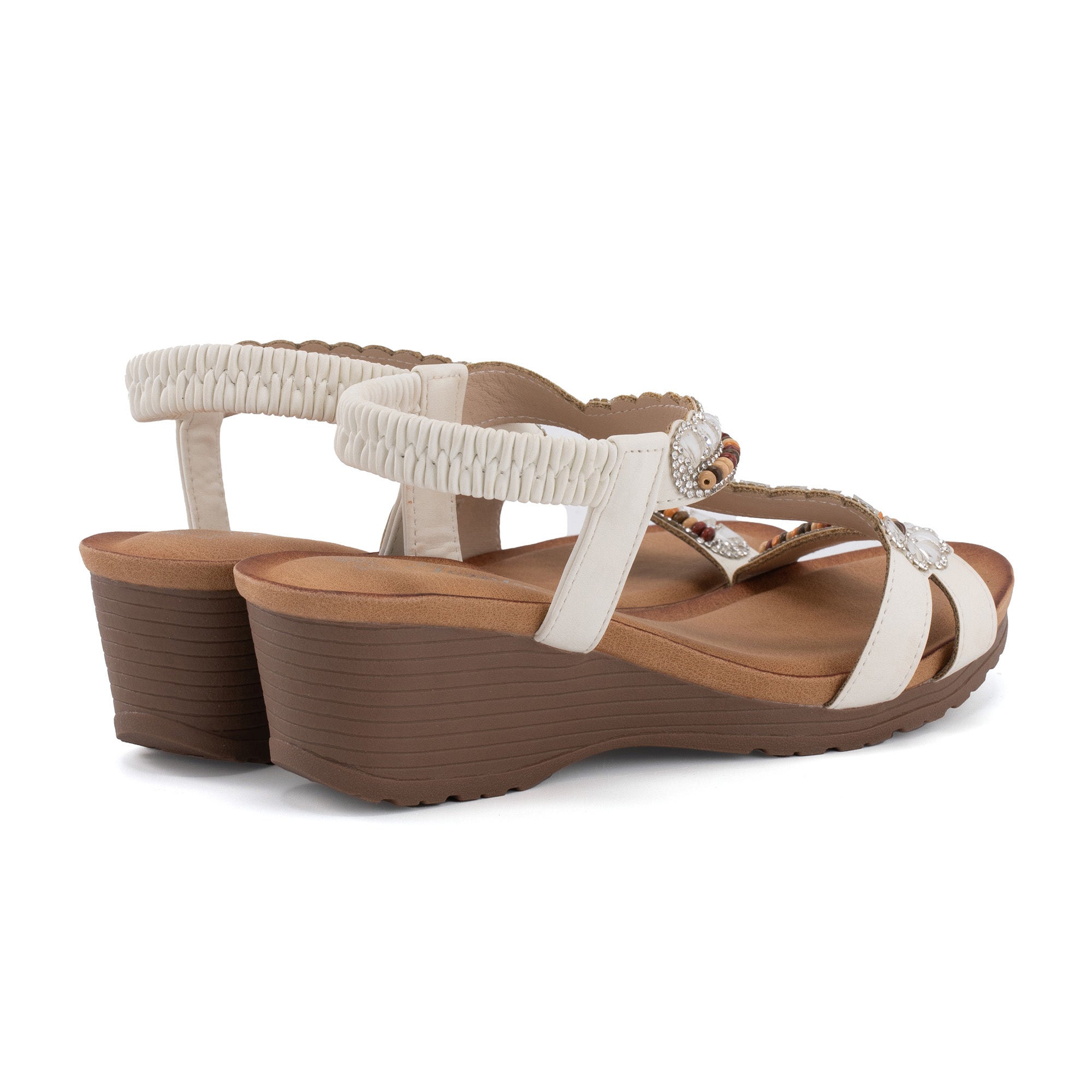 JOMIX Sandali Eleganti da Donna Estive con Zeppa Traspiranti Suola WWS250353