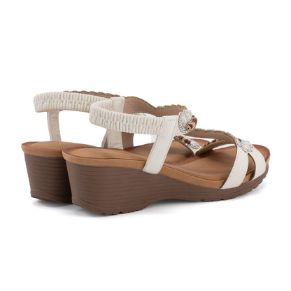 JOMIX Sandali Eleganti da Donna Estive con Zeppa Traspiranti Suola WWS250353