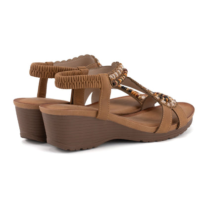 JOMIX Sandali Eleganti da Donna Estive con Zeppa Traspiranti Suola WWS250353