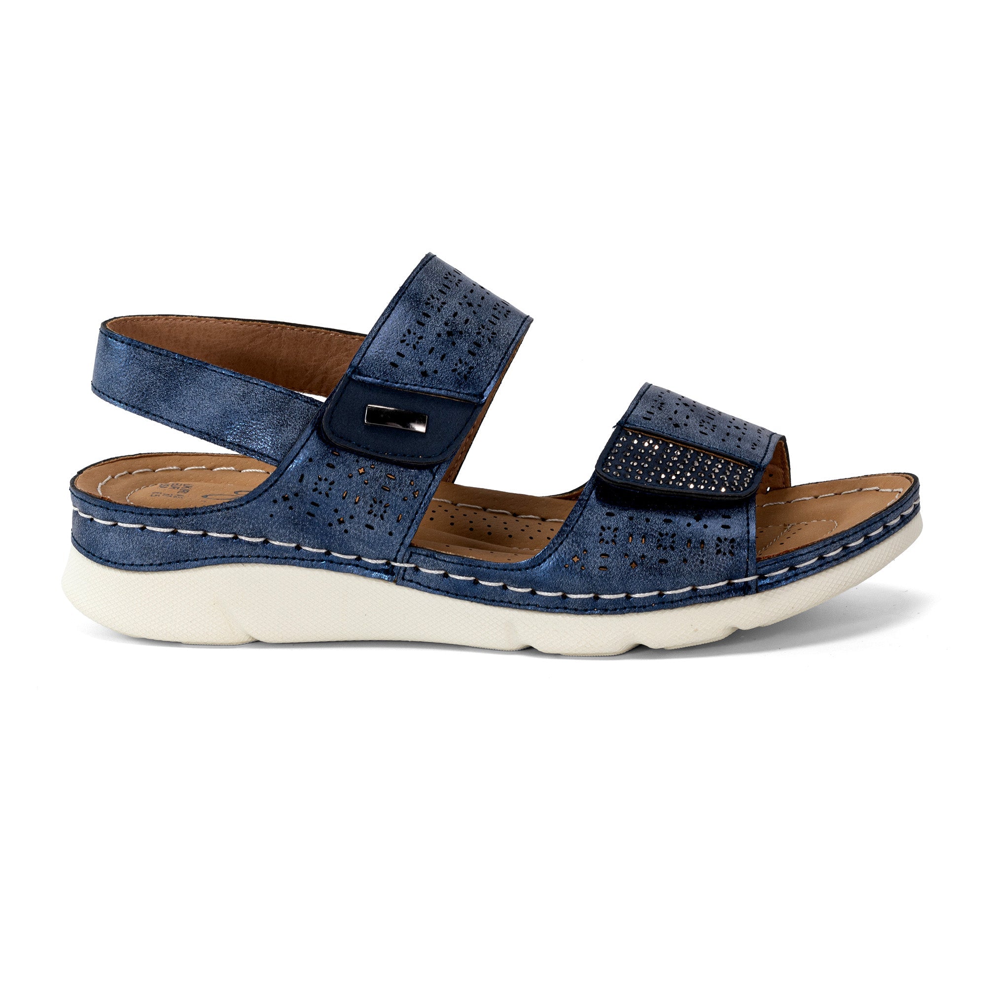 JOMIX Sandali Estive Casual da Donna Scarpa Morbida Scivolamento con Tomaia a Strappo WWS250186