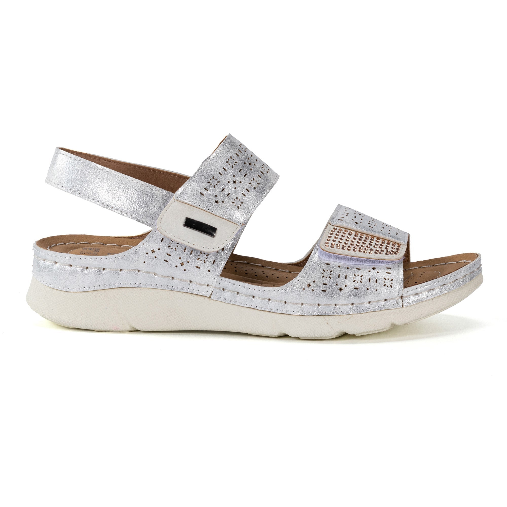 JOMIX Sandali Estive Casual da Donna Scarpa Morbida Scivolamento con Tomaia a Strappo WWS250186