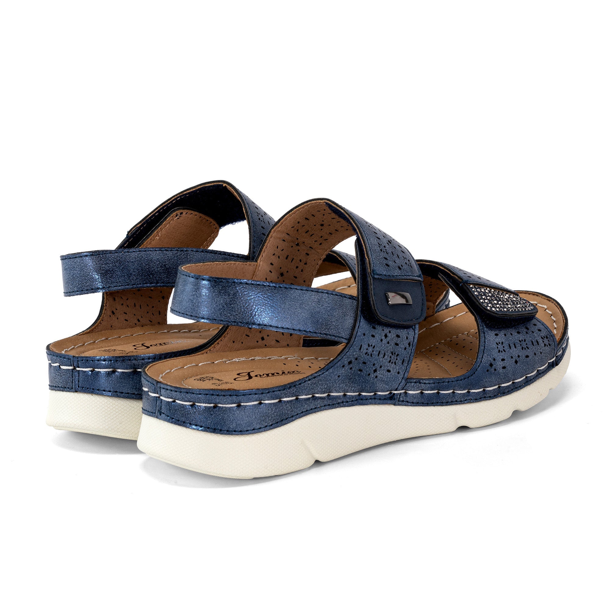 JOMIX Sandali Estive Casual da Donna Scarpa Morbida Scivolamento con Tomaia a Strappo WWS250186