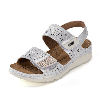 JOMIX Sandali Estive Casual da Donna Scarpa Morbida Scivolamento con Tomaia a Strappo WWS250186